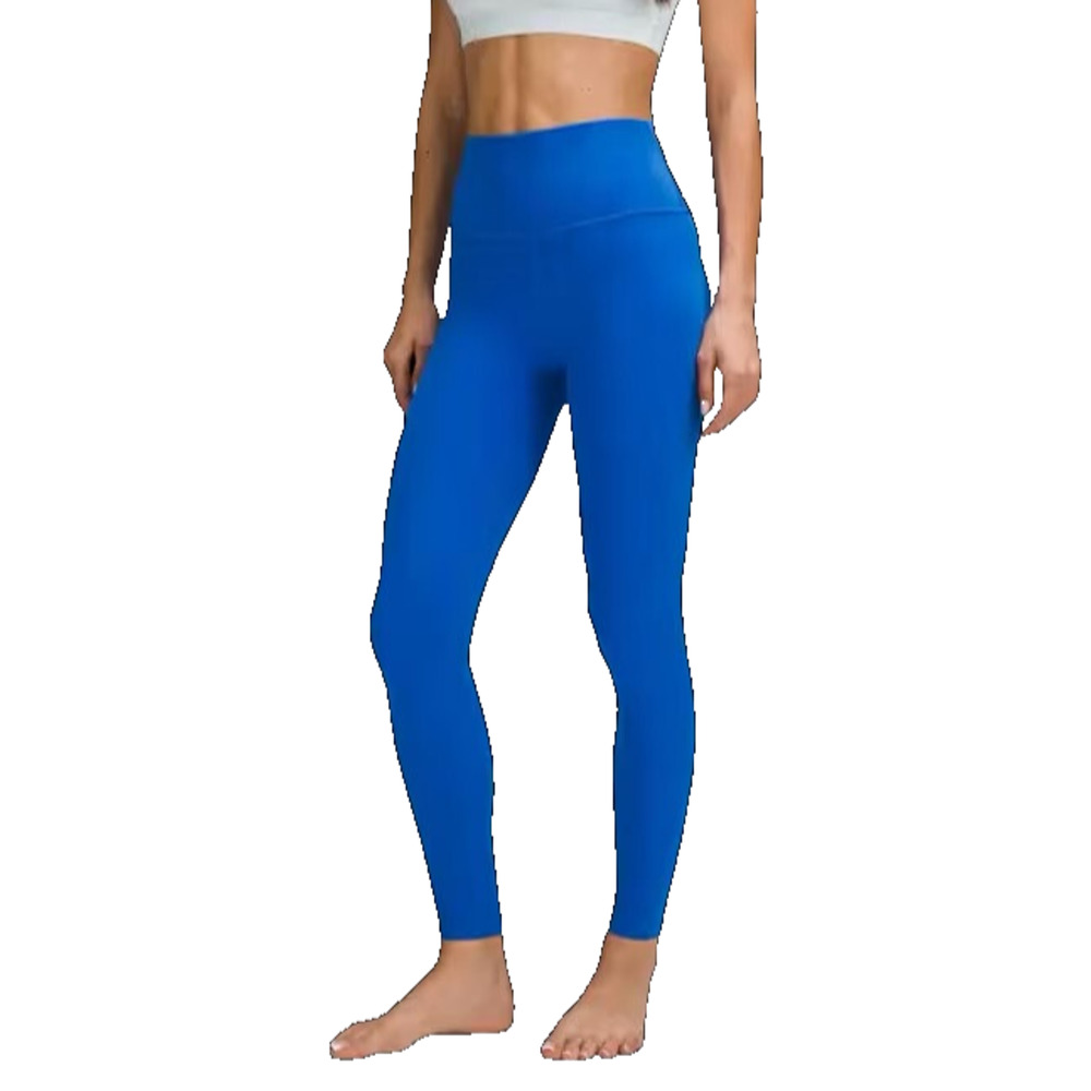 B2 New Lululemon Align HR Zip-Front Pants 25" LW5FW0S PDBL Blue Size 0 $128